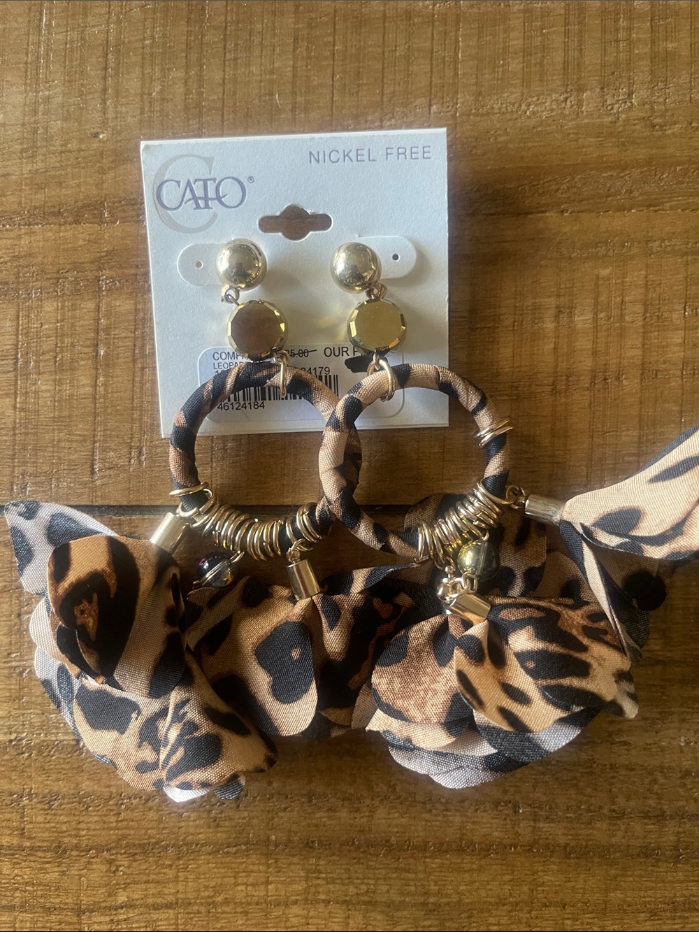 Animal Print Statement Earrings